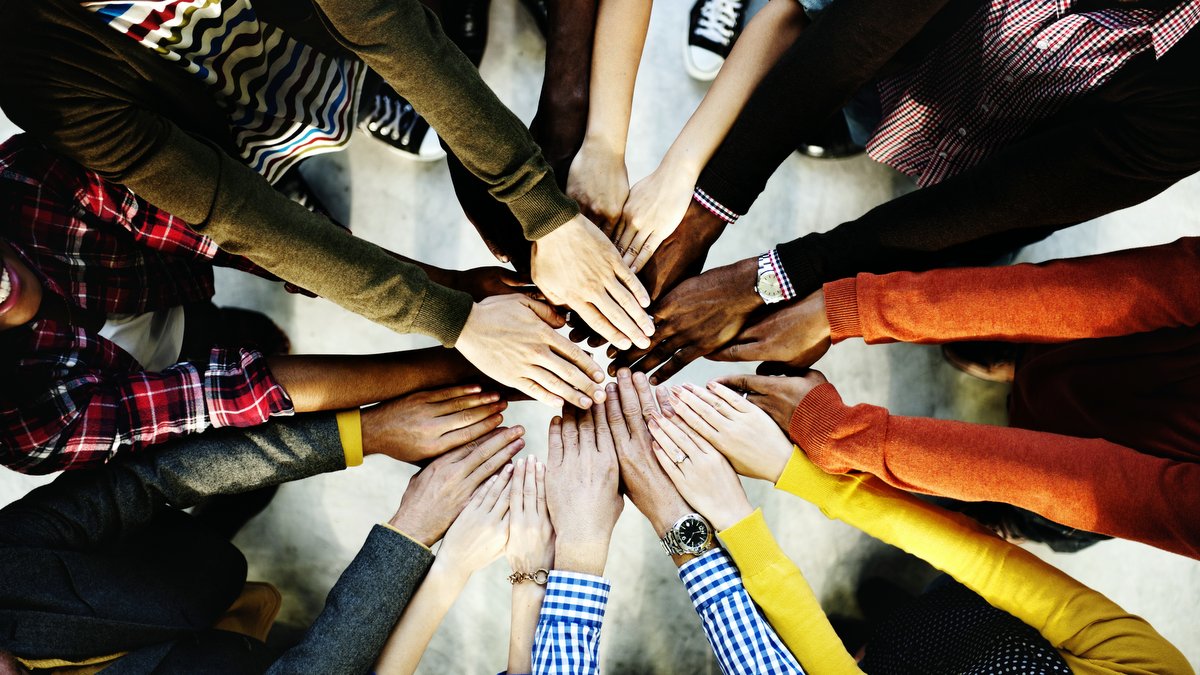 THE LAW WAS GIVEN TO THE JEWS::GROUP OF DIVERSE HANDS TOGETHER © Rawpixel.com | Shutterstock.com