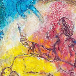 NOT A KOSHER SACRIFICE::SACRIFICE OF ISAAC - Marc Chagall (1966) | MutualArt.com
