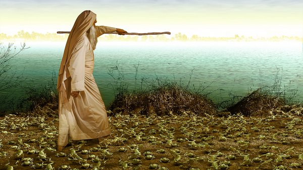 THE PLAGUE OF FROGS © Ted Larson | DigitalArtByTedLarson.net