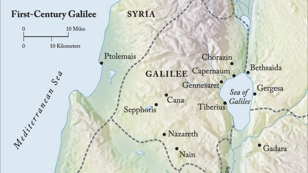 MAP: FIRST-CENTURY GAILLEE © Luther Seminary | LutherSem.edu