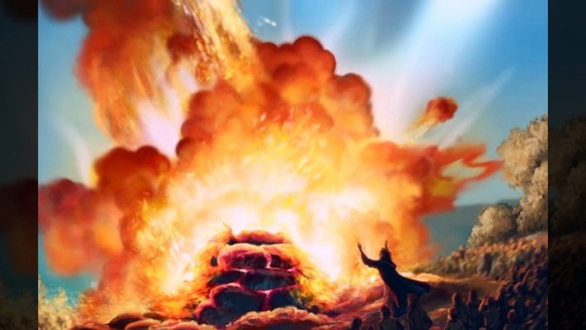 WAS ELIJAH'S OFFERING A SIN?::ELIJAH AT CARMEL - Unknown | Google Images