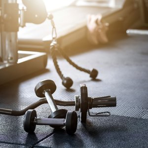 WORKING OUT MY SALVATION::GYM BACKGROUND © kzlmax | iStockPhoto.com