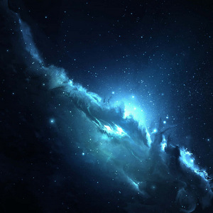 WFT- FATIDIC::BLUE SPACE © syfaulkner | WallPapers.com