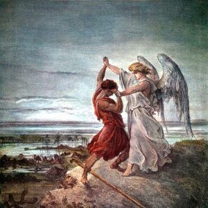 G-D'S COVENANT WITH JACOB::JACOB WRESTLES WITH THE ANGEL - Gustav Doré (1855) | Wikimedia.org G-D'S COVENANT WITH JACOB::JACOB WRESTLES WITH THE ANGEL - Gustav Doré (1855) | Wikimedia.org