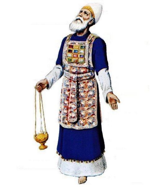 AARONIC PRIEST PICTURED AS THE ARMOR OF G-D © Unknown | Google Images