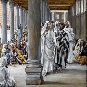 THE SABBATH IN THE APOSTOLIC WRITINGS::JESUS WALKS IN THE PORTICO OF SOLOMON - James Tissot (1896) | BrooklynMuseum.org THE SABBATH IN THE APOSTOLIC WRITINGS::JESUS WALKS IN THE PORTICO OF SOLOMON - James Tissot (1896) | BrooklynMuseum.org