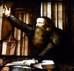 JOHN KNOX PREACHING- STAINED GLASS © Kim Traynor | Wikimedia.org