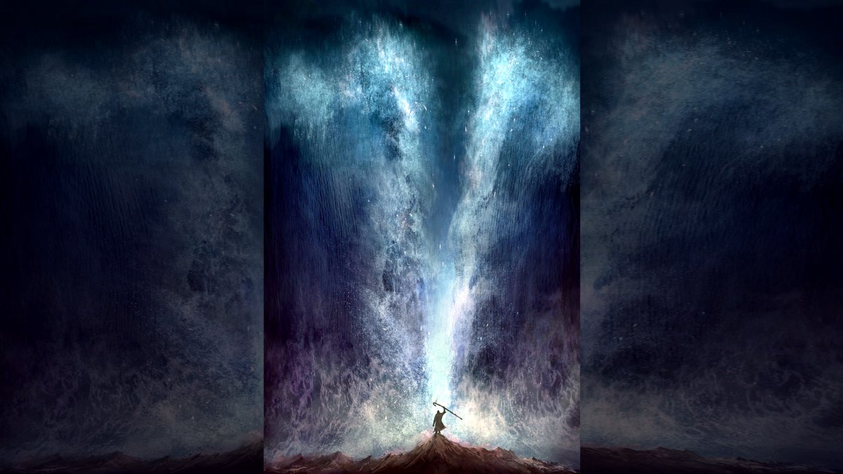 PARTING OF THE RED SEA © Jose Vega | DeviantArt.com