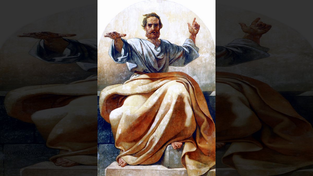 JOHN THE APOSTLE - Pyotr Basin (1845) | Wikimedia.org