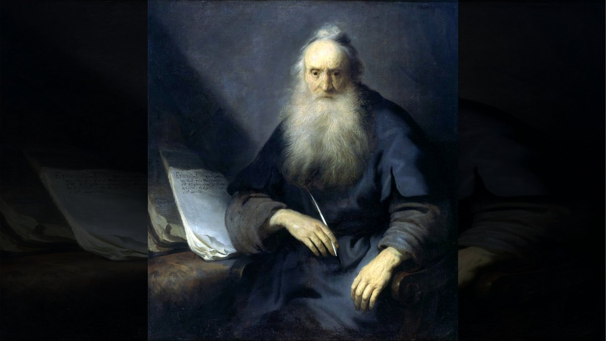 ST. PAUL WRITING TO THE THESSALONIANS - Jan Lievens (1629) | Wikimedia.org