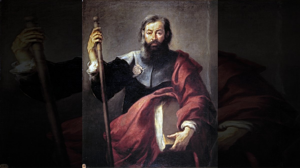 THE APOSTLE JAMES - Bartolomé Esteban Murillo (1655) | Wikimedia.org