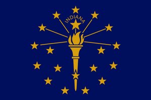 FLAG OF INDIANA