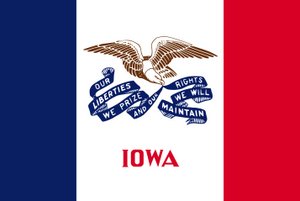FLAG OF IOWA