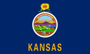 FLAG OF KANSAS