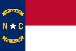 FLAG OF NORTH CAROLINA