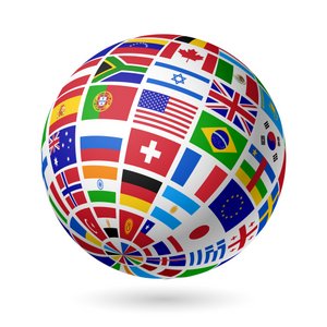 Directory::Global list of fellowships, congregations, and study groups FLAGS GLOBE © Alhovik | Dreamstime.com