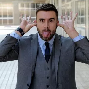 ALL THINGS ARE LAWFUL FOR ME::BUSINESSMAN MOCKING SOMEONE AT THE OFFICE © ajr_images | iStockPhoto.com