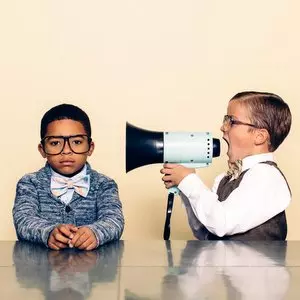 EVERY PERSON MUST BE CONVINCED IN HIS OWN MIND::YOUNG BOY YELLS THROUGH MEGAPHONE © Andrew Rich | iStockPhoto.com EVERY PERSON MUST BE CONVINCED IN HIS OWN MIND::YOUNG BOY YELLS THROUGH MEGAPHONE © Andrew Rich | iStockPhoto.com