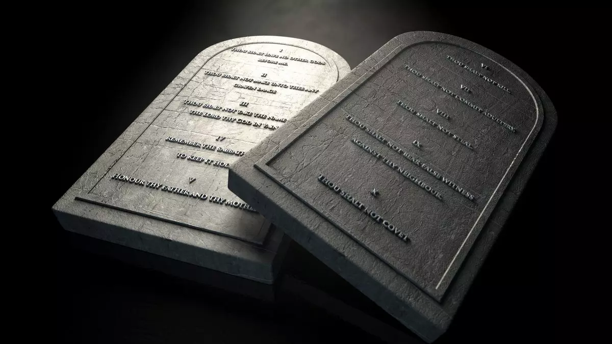 ONLY NINE COMMANDMENTS WERE GIVEN TO CHRISTIANS::THE TEN COMMANDMENTS © allanswart | iStockPhoto.com