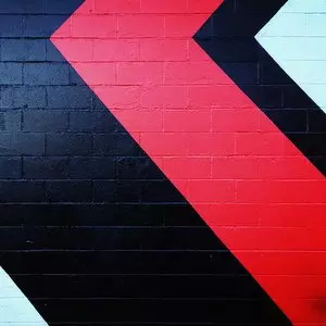 THE DISPENSATION OF THE LAW HAS ENDED::RED AND BLACK GEOMETRIC PAINT © Pexels | FreeRangeStock.com