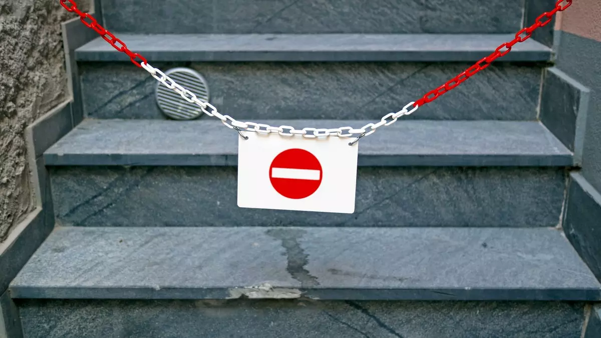 THE LAW OF MOSES DOESN'T APPLY TO GENTILES::NO ENTRY. © Goldfinch4ever | iStockPhoto.com