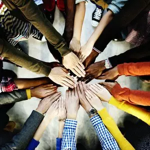 THE LAW WAS GIVEN TO THE JEWS::GROUP OF DIVERSE HANDS TOGETHER © Rawpixel.com | Shutterstock.com