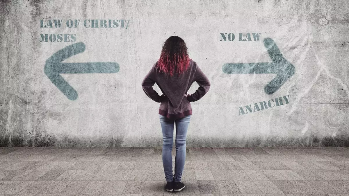 WE ARE UNDER THE LAW OF CHRIST NOT THE LAW OF MOSES::YOUNG GIRL AND ARROWS © ALLVISIONN | iStockPhoto.com
