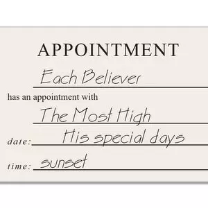  ::AN APPOINTMENT WITH G-D © Brady Stephenson | OneMessianicGentile.com