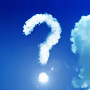 SCRIPTURE DESCRIBES THREE HEAVENS::QUESTION MARK CLOUD © Hun Thomas | Dreamstime.com