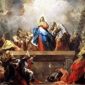 SPEAKING IN TONGUES::PENTECOST - Jean II Restout (1732) | Wikimedia.org