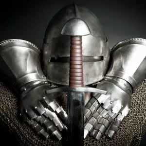 THE ARMOR OF G-D::KNIGHTS ARMOR WITH HELMET, CHAIN MAIL, GLOVES © Distrikt3 | Dreamstime.com