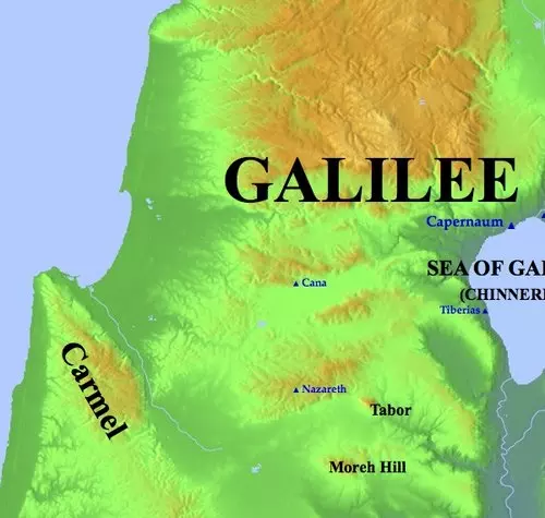 MAP OF GALILEE © Accordance Maps | Accordance.com
