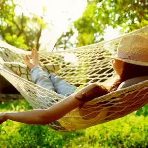 THE SABBATH- AN INTRODUCTION::YOUNG WOMAN RESTING IN COMFORTABLE HAMMOCK © New Africa | Shutterstock.com