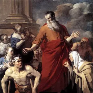 ST PAUL HEALING THE CRIPPLE AT LYSTRA - Karel du Jardin (1663) | rijksmuseum.nl
