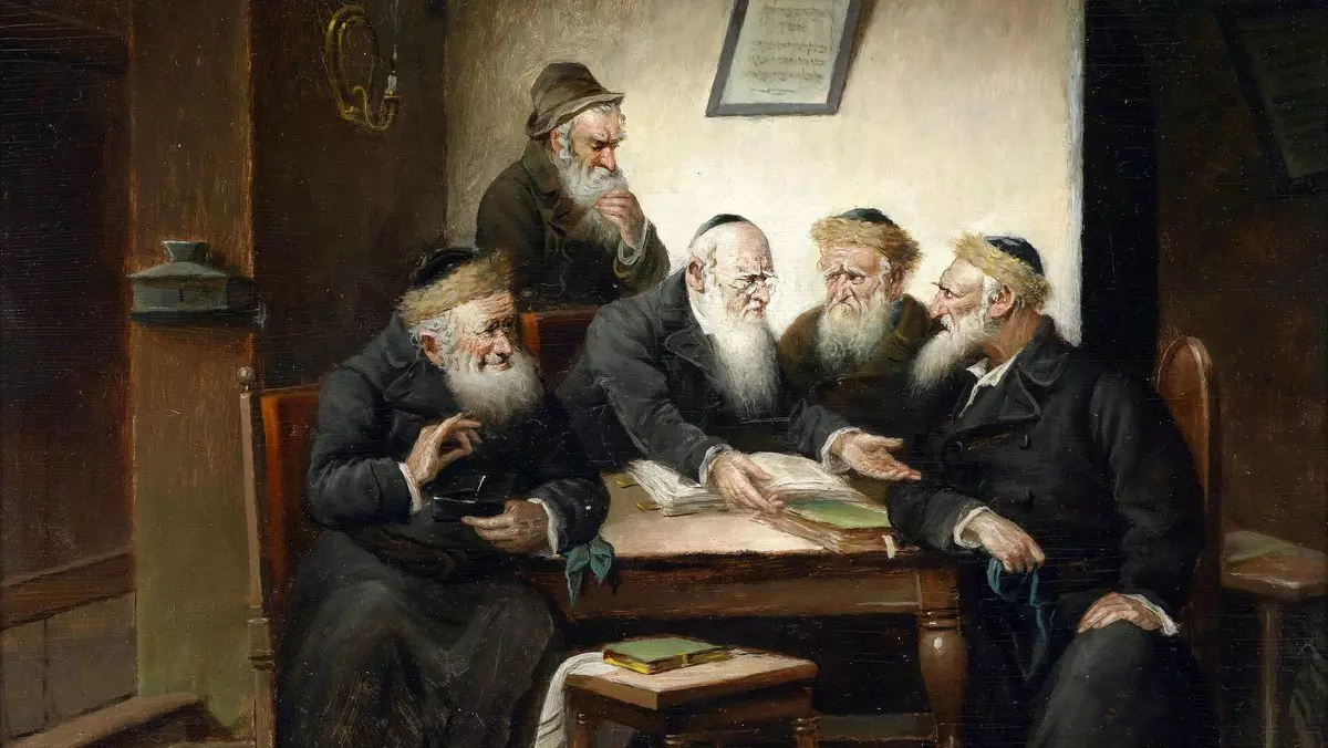 BEIM RABBI - Carl Schleicher (1860s) | Wikimedia.org