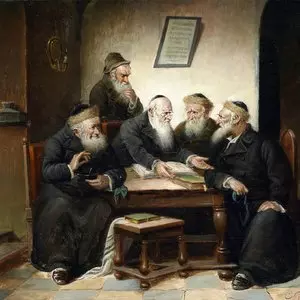 BEIM RABBI - Carl Schleicher (1860s) | Wikimedia.org