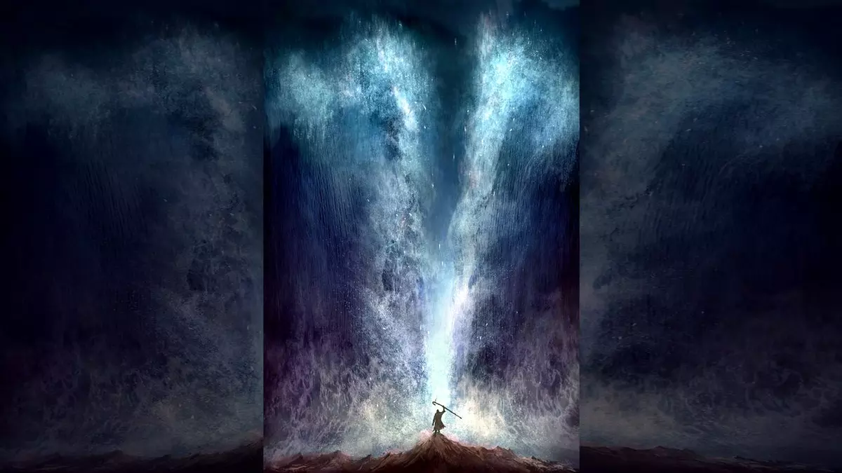 PARTING OF THE RED SEA © Jose Vega | DeviantArt.com
