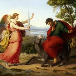 BILEAM UND DER ENGEL - Gustav Jäger (1836) | Wikimedia.org