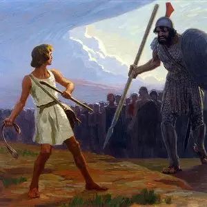 DAVID GEGEN GOLIATH - Gebhard Fugel (1900s) | Wikimedia.org