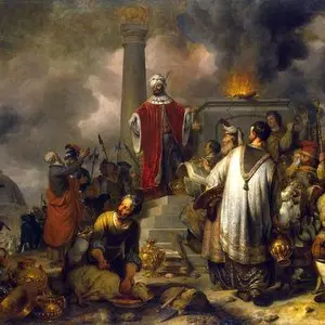 JEROBOAM'S SACRIFICE AT BETHEL - Gerbrand van den Eeckhout (1656) | Wikimedia.org