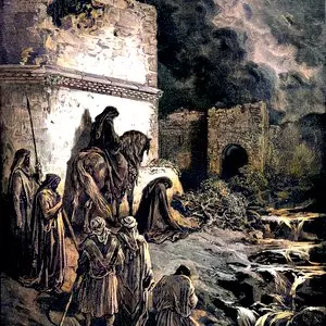 NEHEMIAH VIEWS THE RUINS OF JERUSALEM'S WALLS - Gustav Doré (1866) | Wikimedia.org