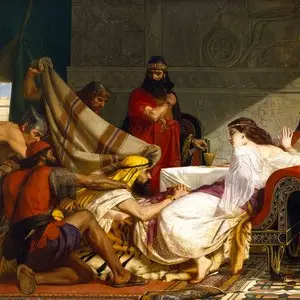 THE FESTIVAL OF ESTHER - Edward Armitage (1865) | Wikimedia.org