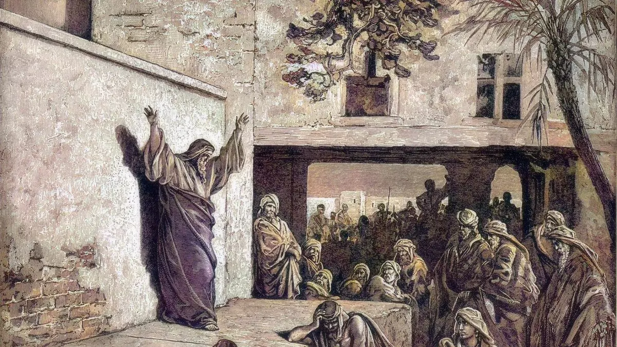 MICAH EXHORTS THE ISRAELITES TO REPENT - Gustav Doré (1866) | Wikimedia.org