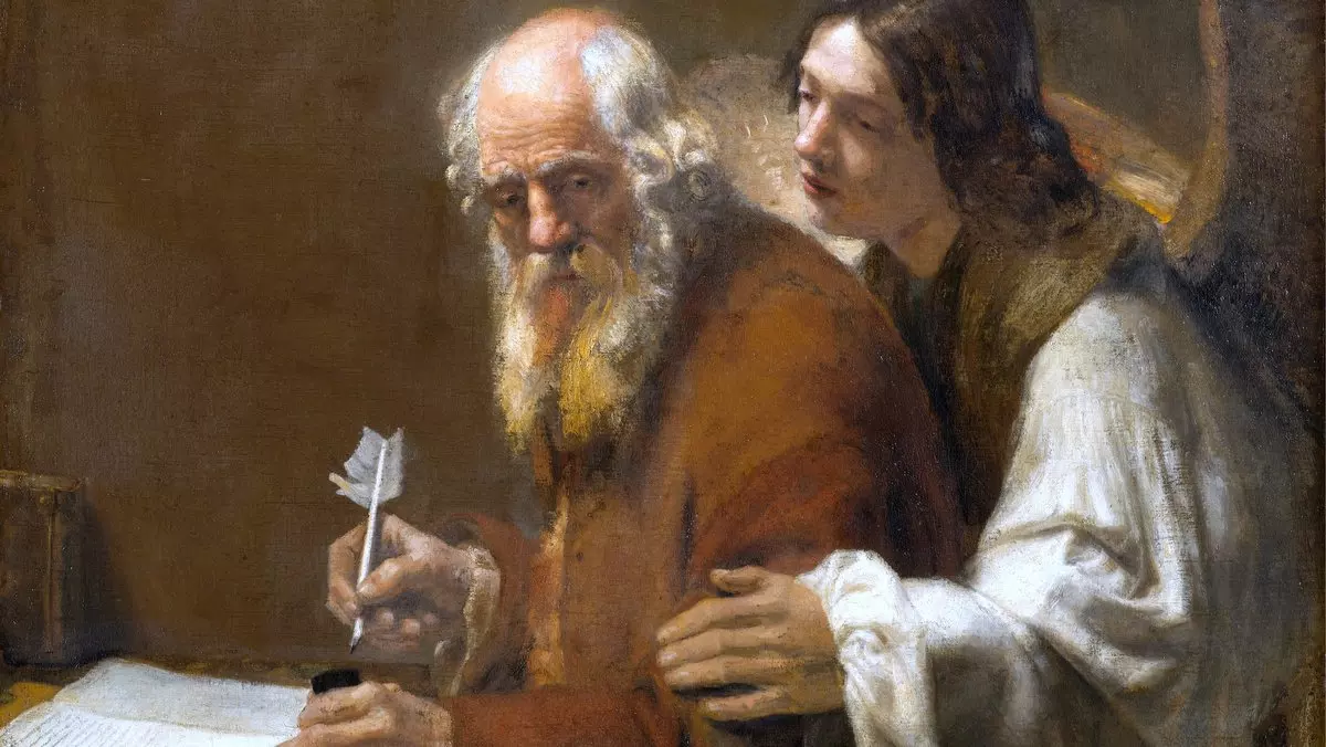 ST. MATTHEW AND THE ANGEL - Karel van der Pluym (1660) | Wikimedia.org