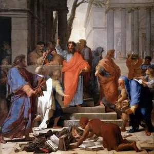 THE PREACHING OF ST PAUL AT EPHESUS - Eustache Le Sueur (1649) | Wikimedia.org