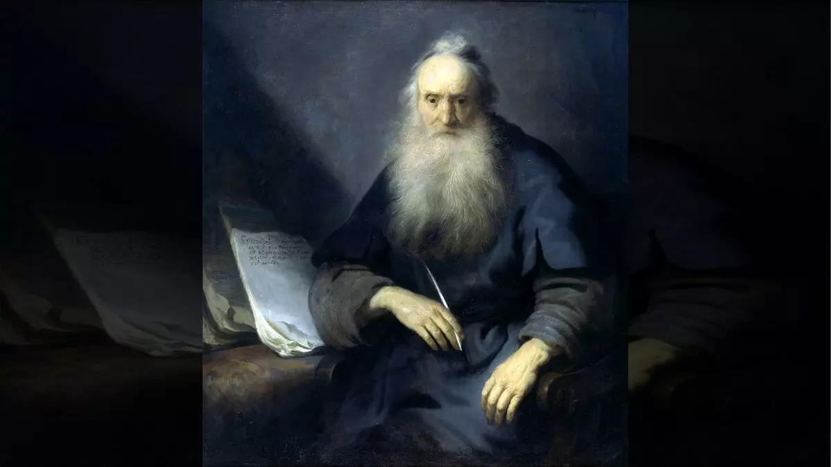 ST. PAUL WRITING TO THE THESSALONIANS - Jan Lievens (1629) | Wikimedia.org