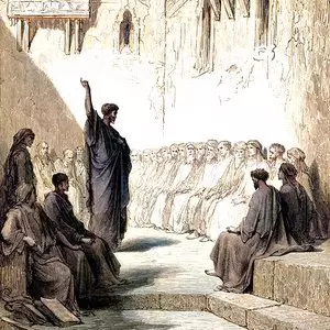 ST. PAUL PREACHING TO THE THESSALONIANS - Gustav Doré (1866) | Wikimedia.org
