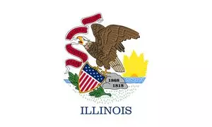 FLAG OF ILLINOIS