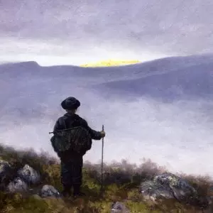 FAR, FAR AWAY SORIA MORIA PALACE SHIMMERED LIKE GOLD - Theodor Kittelsen (1900) | Wikimedia.org