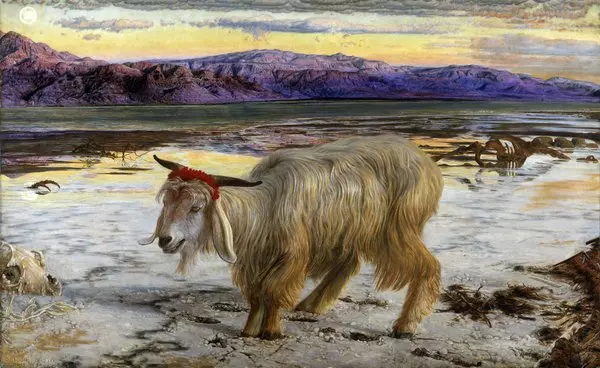 THE SCAPEGOAT - William Holman Hunt (1854) | Wikimedia.org